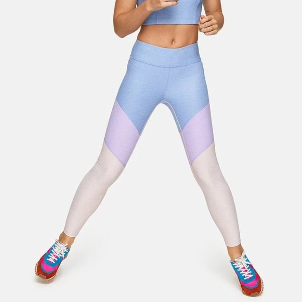 NWT Outdoor Voices Springs Colorblock Leggings SZS